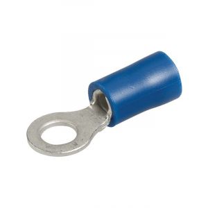 Narva 4.3 mm Flared Vinyl Ring Terminal Blue Pack of 25
