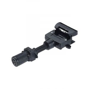 Narva 6 Pin Small Round Socket On Car To 7 Pin Flat Plug On Trailer