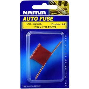 Narva 50 Amp Red Fusible Link Long Tab Pack Of 1