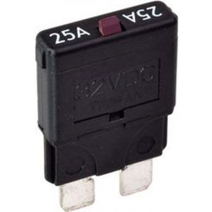 Narva 25 Amp White Manual Resetting Circuit Breaker Pack of 5
