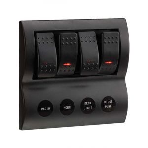 Narva 4-Way LED Switch Panel With Fuse Protection