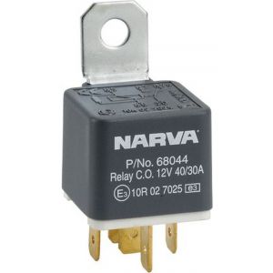 Narva 12V 40A/30A Change-Over 5 Pin Relay With Resistor