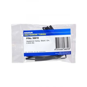 Narva HeatShrink Tubing 2.4 mm Black 1.2 Meter