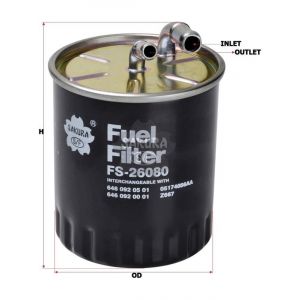 Sakura In-Line Fuel Filter