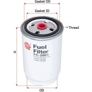 Sakura Spin-On Fuel Filter