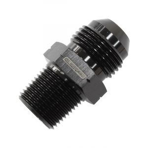 Aeroflow 3/8 Inch BSPT to -8AN Adapter Black